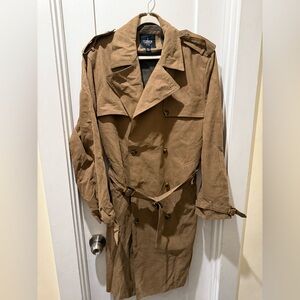 London Fog Men's Brown Trench Coat